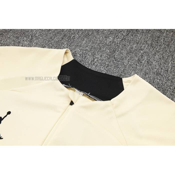 Tuta da Track de Felpa del Paris Saint-Germain Bambino 2023-2024 Beige